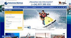 Desktop Screenshot of estacionesnauticas.info